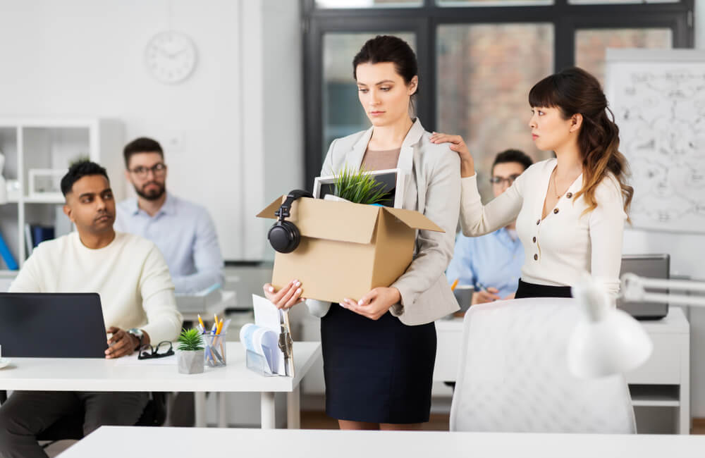 woman needs to know how to deal with job loss